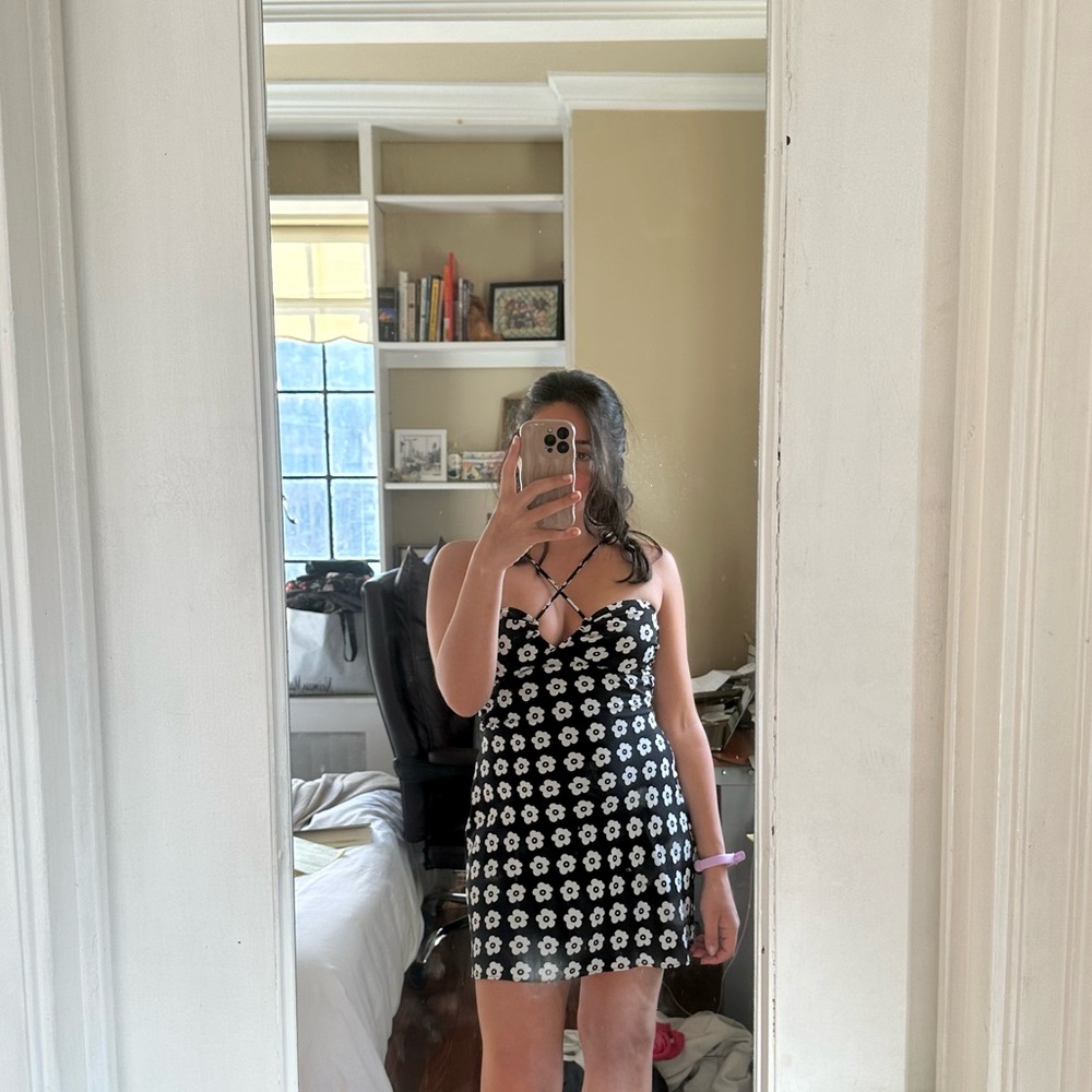Floral mini dress